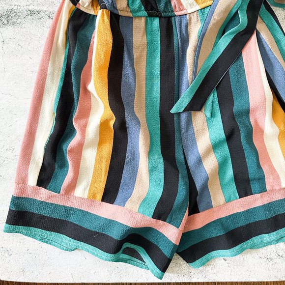 Colorful Striped Romper - Picture 3 of 7